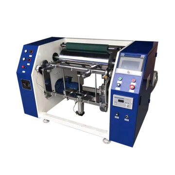 Kitchen Cling Film Rewinding Machine Aluminum Foil Jumbo Roll Slitter Rewinding Machine